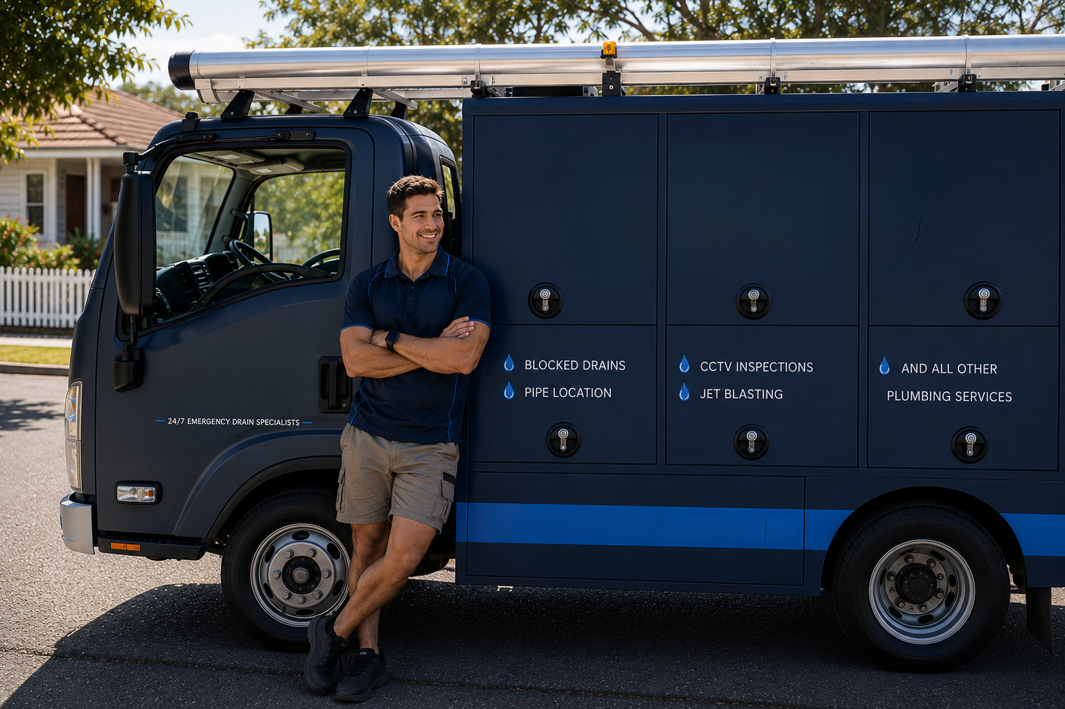 Plumber with Fairlight Blocked Drains van